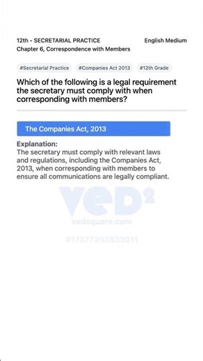 Secretarial Practice 12th The Companies Act 2013
