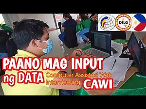 PAANO MAG INPUT NG DATA SA PSA CBMS CAWI #Philippinestatisticsauthority #Cbms #Sectv