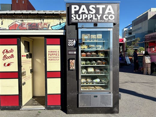 A new vending machine in S.F. dispenses fresh pasta and ‘big juicy meatballs’