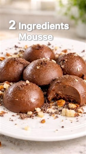 I Blended Apricots with Chocolate, easy dessert