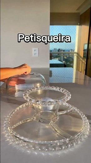🍰✨ Essa boleira de vidro deixou minha cozinha MUITO mais elegante 😍