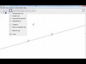 GeoGebra Tutorial: parallel lines