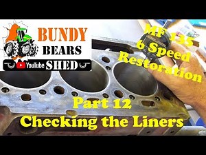MF135 Restoration #12 Fitting the Liners