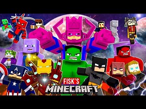 Playing Minecraft as all my favourite SUPERHEROES