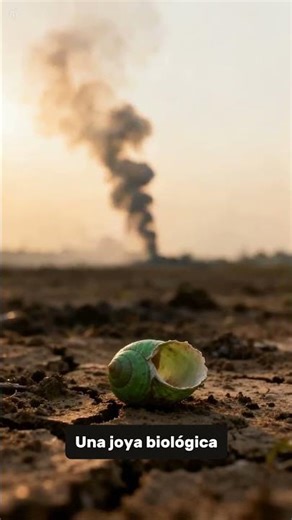 Este caracol tiene una concha de color IMPOSIBLE y es tan raro que casi nadie lo vio vivo 🐌💚😱