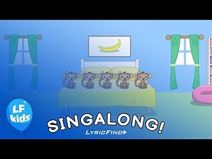 Five Little Monkeys (Lyric Video) - Nursery Rhymes by LyricFind Kids