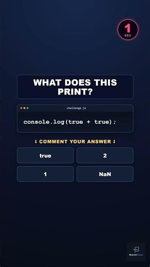 true + true is not what you learned in school | Javascript type conversion #coding #javascript