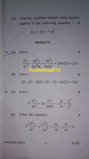 partial differential equations #2023# crsu
