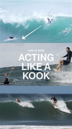 If you’ve heard about « kooks » or called a « kook » in the surf lineup, you probably know it’s not a compliment. Surfing is such a fun sport, but your experience can be ruined if others get annoyed with you in the water. In this short video, we’ll break down what a « kook » actually is and give you 5 simple tips to avoid acting like one in the water. 👉 Watch the full video: “5 Tips to Avoid Acting Like a Kook when Surfing” on our YouTube channel. Link in bio! 🏄🏻 Learn to Surf Online! Start f