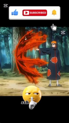 Pain vs 6-Tails 💀 | The Legendary Akatsuki Defeated 😱 #pain #naruto #anime #shorts