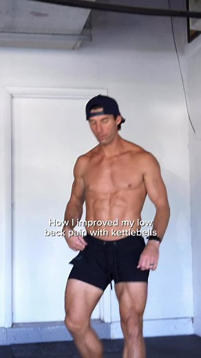 I’ve dealt with low back pain for a while. One of the biggest reasons I train with kettlebells is because of the way they make me feel. My low back pain decreased substantially after starting training with them and it’s the main reason I love them so much. And when it comes to dealing with lower back pain one of the best things you can do to decrease it is strengthen the area. Barbells used to make me feel worse but because the kettlebell requires you to stay more upright during most lower body 