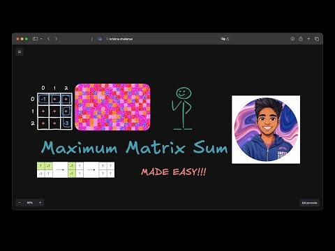 Maximum Matrix Sum