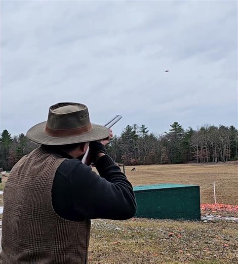 Station 7 high, skeet practice. #skeet #clayshooting