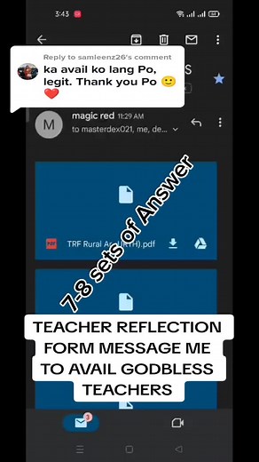 Replying to @samleenz26 TEACHERS REFLECTION FORM sets of sample answers #trf #teachersreflectionform #teachertiktok #letpasser2022 #publicteachers #depedranking2023 #teachersapplicant #depedteachers