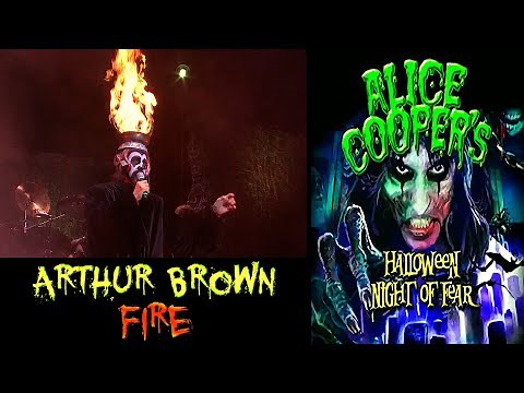 Alice Cooper - Fire with Arthur Brown - Ultra HD 4K - Halloween Night Of Fear (2011)