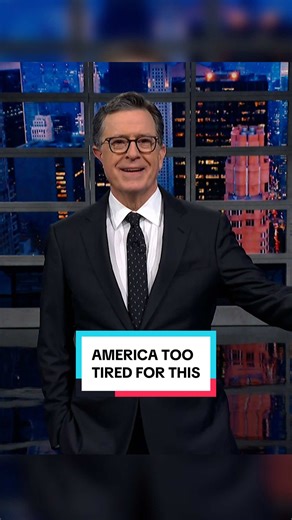 America Too Tired for This: A Colbert Commentary