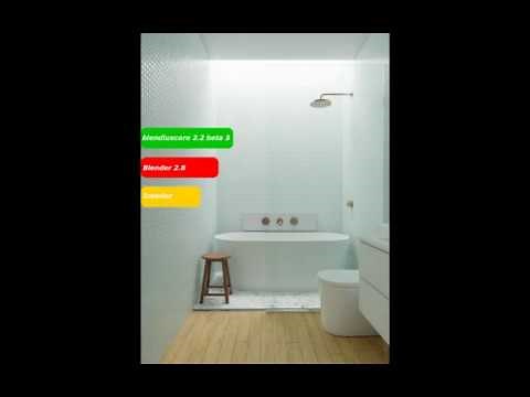 Blender 2.8 luxcore interior Tutorial