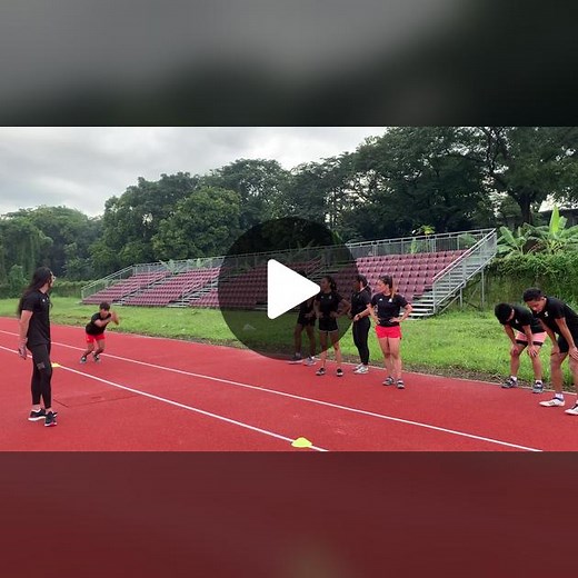 Young Athletes Training Session on Track Field