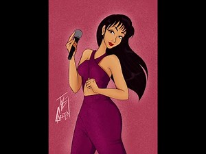 Drawing to...Selena/Dibujando a...Selena