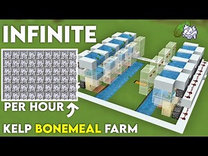 New!! ZERO TICK KELP BONEMEAL Farm for Minecraft Bedrock MCPE 26.4+!