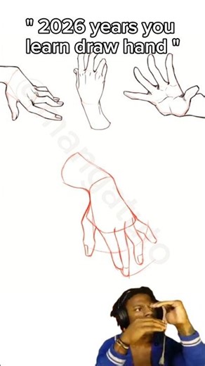 Try this method if you want to draw hand #tutorials #howtodraw #digitalart #relatable #drawing