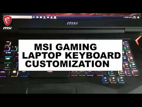 Keyboard customization on Steelseries gaming keyboard on MSI Gaming notebooks | MSI INDIA