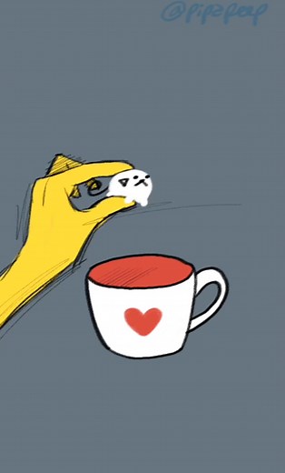 Reposting this because it got muted! oh no! more animations coming soon!!! #pipapeep #animation #rotoscope #tvpaint #kofi #cute #peep