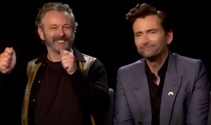 Michael Sheen fooled David Tennant into dancing on Good Omens 2 set