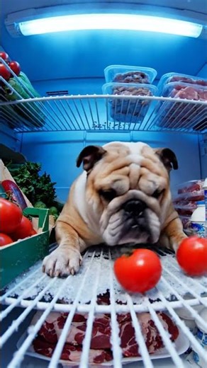 Bulldog Chills Out in a Giant Fridge – Cinematic Mini Documentary