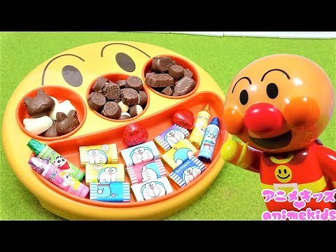 フェイスランチ皿にお菓子を盛り付けよう！#アニメキッズ