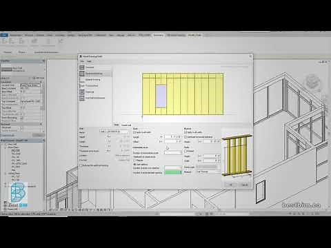 Rex plugin for Revit – Wood framing