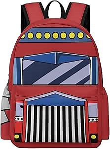 Fiwsuyr Truck Backpack for Kids Boys 16 Inch Cartoon Car Bag Travel Backpack