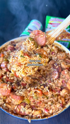 Tony’s jambalaya Prep time: 15 minutes Cook time: 45 minutes Servings: 6-8 Ingredients: * 2 boxes of Tony Chachere’s jambalaya * Tony Chachere’s original seasoning * 1 lb shrimp peeled, deveined, tail off * 1 chicken breast diced * 10 oz sliced andouille sausage * 1 onion diced * 3 stalks celery diced * 1 red bell pepper diced * 3 green onions * 2 jalapeños deseeded and diced * 2 tbs tomato paste * 14 oz can petite diced tomatoes * 2 cups chicken broth * 3 cups water Instructions: 1. Preheat ski