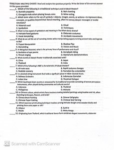 DIRECTION: MULTIPLE CHOICE: Read and analyze the question prope... | Filo