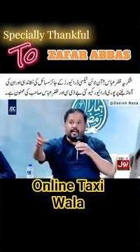 Thanks A lot ZAFAR ABBAS. #new #viral #video #onlinetaxi #zafarabbas