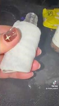 How to remove printed or engraved labels off of glass bottles! #removal #glass #fyp #howto #helpful