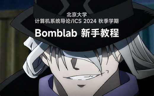 北京大学 2024 年计算机系统导论课程 Bomblab 新手教程
