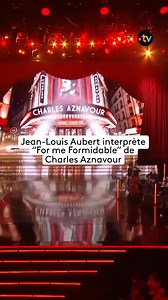 43K views · 812 reactions | Jean-Louis Aubert rend hommage à Charles Aznavour en reprenant son titre « For Me Formidable ». Retrouvez « Éternel Aznavour, le concert événement » sur notre plateforme france.tv bit.ly/Concert-EternelAznavour #francetv #aznavour #hommage | France tv | Facebook