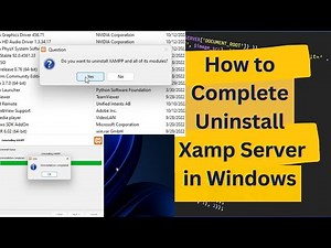 How to Completely Uninstall XAMP in Windows 11 | Projectworlds