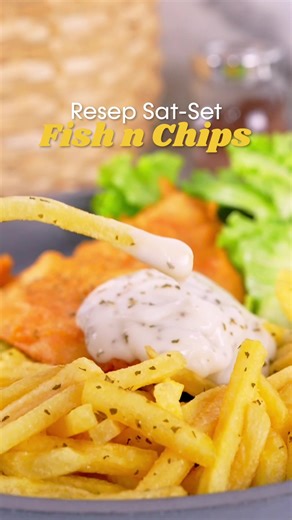Resep Mudah Fish and Chips dengan Tepung Bumbu SASA