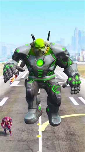 Random Superheroes VS Giant Kong Hulk#gta5 #youtubeshorts #shorts #gta