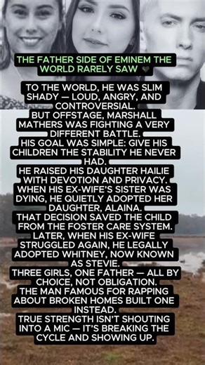 THE FATHER SIDE OF EMINEM THE WORLD RARELY SAW 🖤