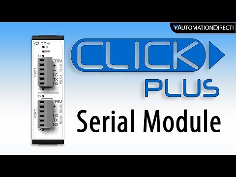 CLICK PLUS PLC - Serial Option Module: C2-DCM from AutomationDirect