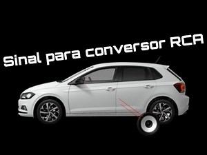 Como achar o fio do alto falante do novo polo. Sinal para o conversor RCA - Projeto Polo