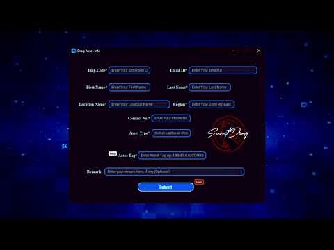 Drag Asset Info | Smart Python Tool for IT Asset Management Automation