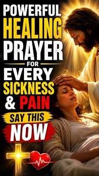Powerful Healing Prayer for Every Sickness & Pain — Say This Now #healingpower