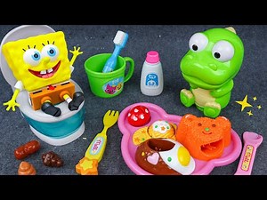 60 Minutes Ultimate Cooking Toys Playset, Satisfying SpongeBob Kitchen Set Unboxing | Tina Review