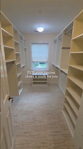 That Freshly Installed Custom Closet Feeling