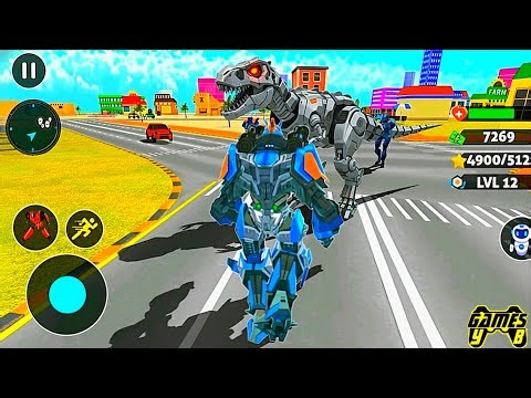 Futuristic Mech Robot Excavator Transforming Game 2025 - Android Gameplay