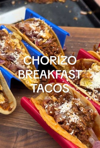 Delicious Chorizo Breakfast Tacos Recipe